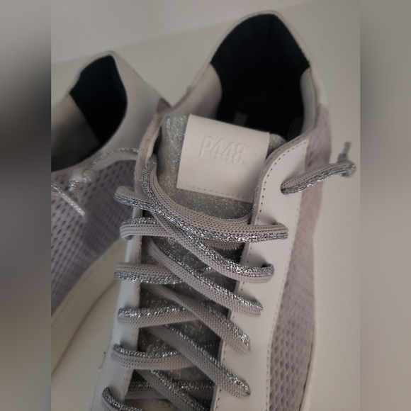 New P448 Thea Low Top Platform Sneakers - Picture 9 of 11